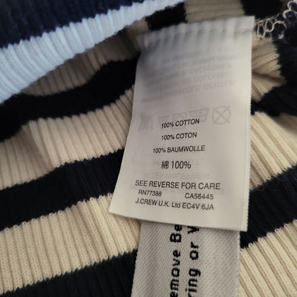 J. Crew pullover stripe knit sweater - Picture 7 of 7
